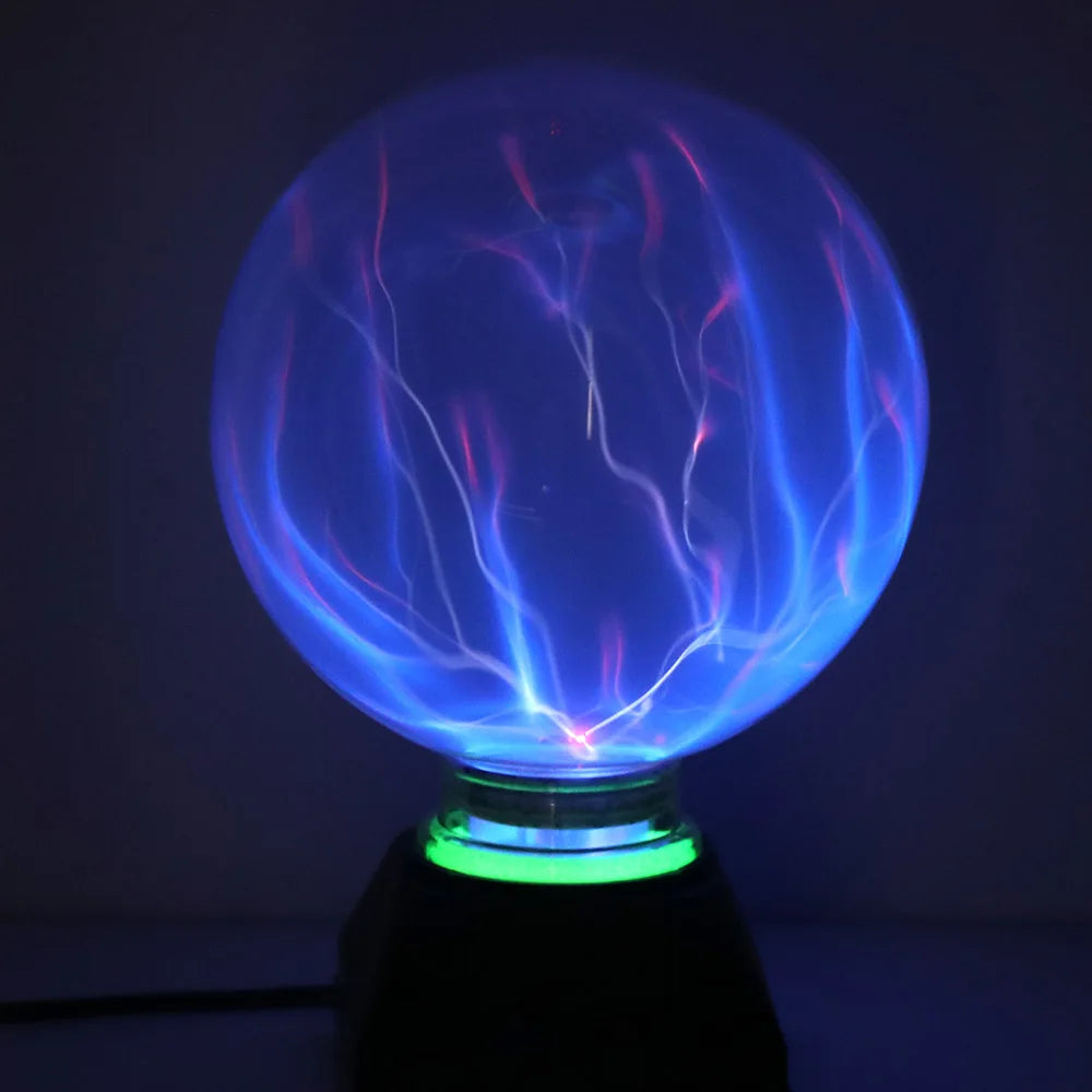 Crystal Plasma Ball Night Light Magic Glass Sphere Novelty Lightning Ball Plasma Table Levitating Lamp Lifesmart 6 Inch 8 Inch