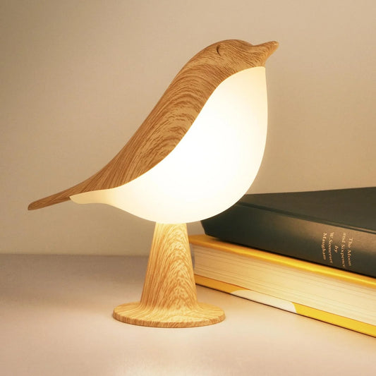 Table Lamp, Touch Control Bird Lamps, Bedside Lamp, Brid Night Light, Cordless Small Desk Lamps Battery Operated Nightstand Lamp, 3-Way Dimmable Light, Rechargeable Decorative Desk Lamp