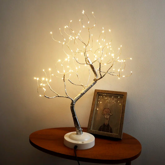 20" LED Lighted Tabletop Trees Bonsai